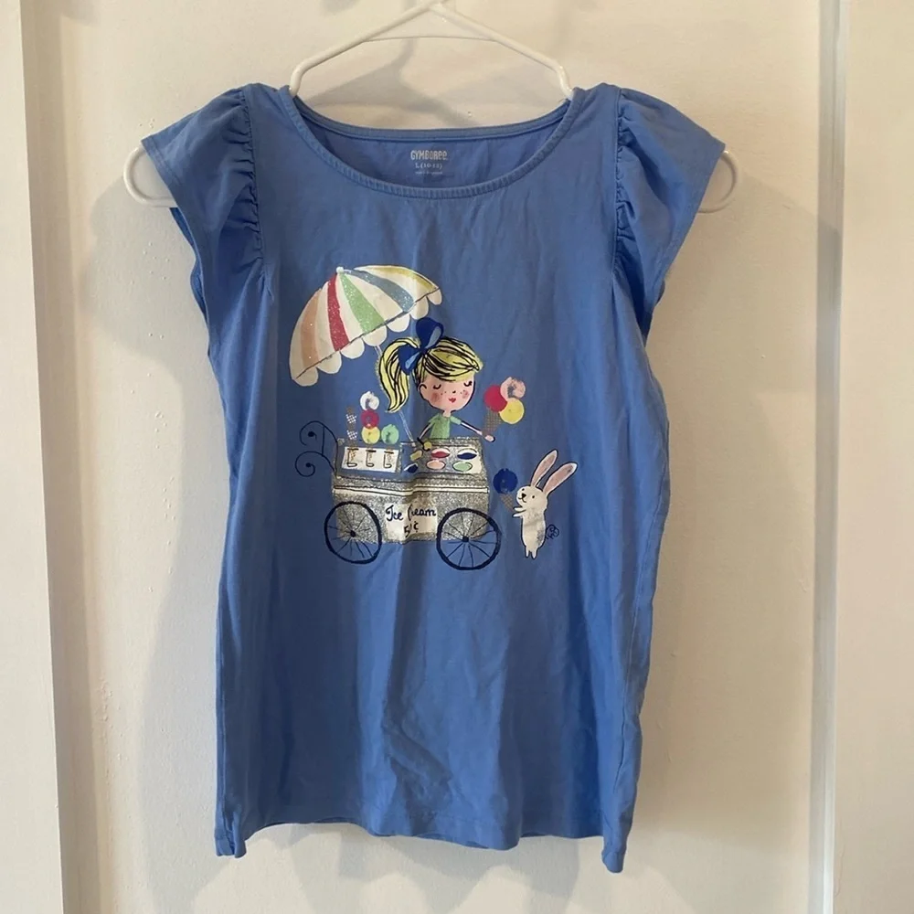 Gymboree girls cap sleeve top